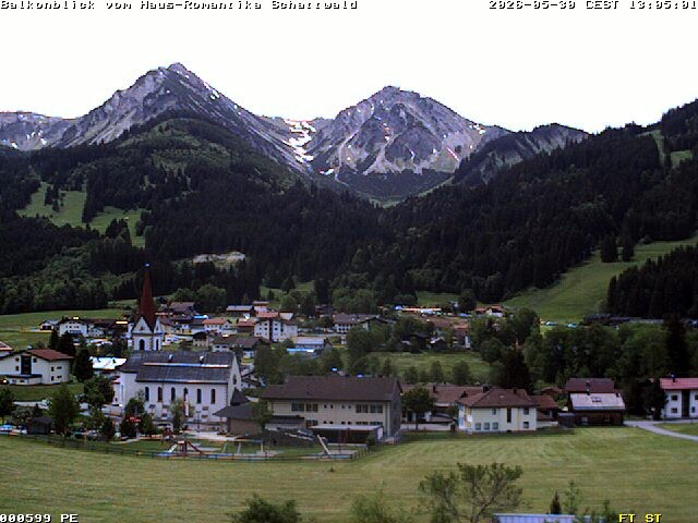 Archived image Webcam Schattwald: Vacation rental Haus Romantika