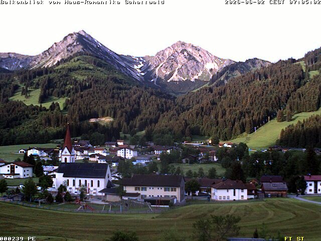 Archiv Foto Webcam Schattwald: Haus Romantika