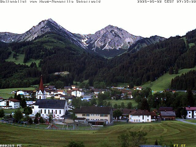 Archiv Foto Webcam Schattwald: Haus Romantika