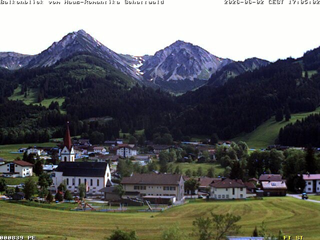 Archiv Foto Webcam Schattwald: Haus Romantika
