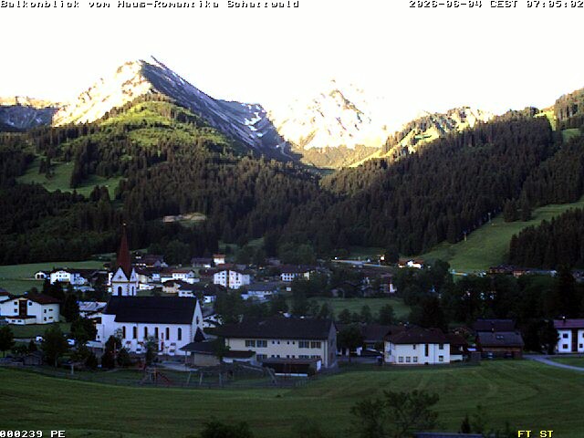 Archiv Foto Webcam Schattwald: Haus Romantika