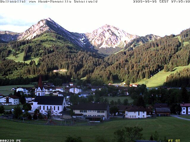 Archiv Foto Webcam Schattwald: Haus Romantika