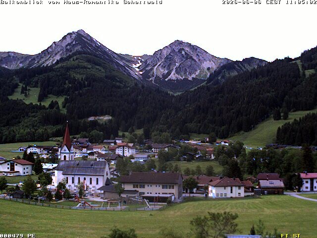 Archiv Foto Webcam Schattwald: Haus Romantika