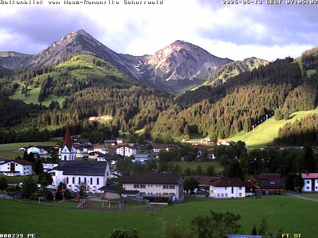 Archiv Foto Webcam Schattwald: Haus Romantika