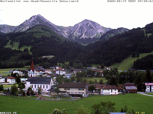 Archiv Foto Webcam Schattwald: Haus Romantika