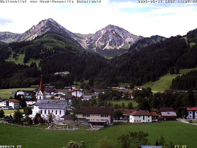 Archiv Foto Webcam Schattwald: Haus Romantika