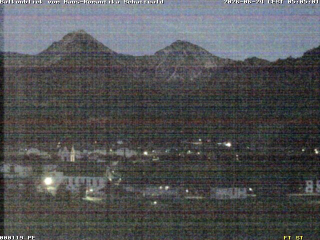 Archived image Webcam Schattwald: Vacation rental Haus Romantika