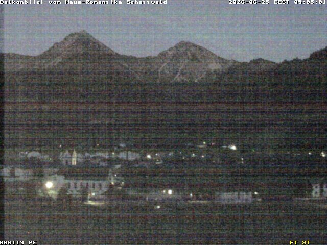 Archived image Webcam Schattwald: Vacation rental Haus Romantika