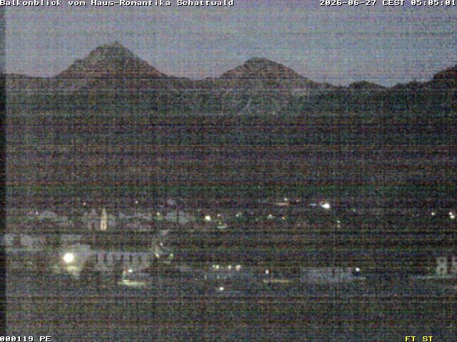 Archived image Webcam Schattwald: Vacation rental Haus Romantika