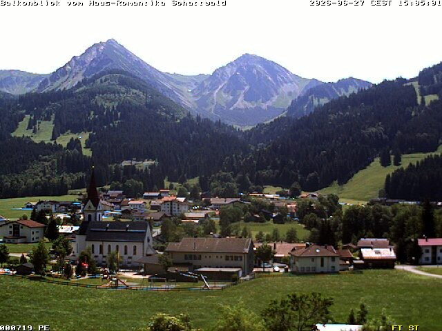 Archived image Webcam Schattwald: Vacation rental Haus Romantika