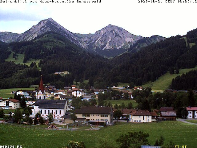 Archiv Foto Webcam Schattwald: Haus Romantika