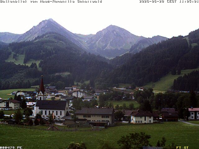 Archiv Foto Webcam Schattwald: Haus Romantika