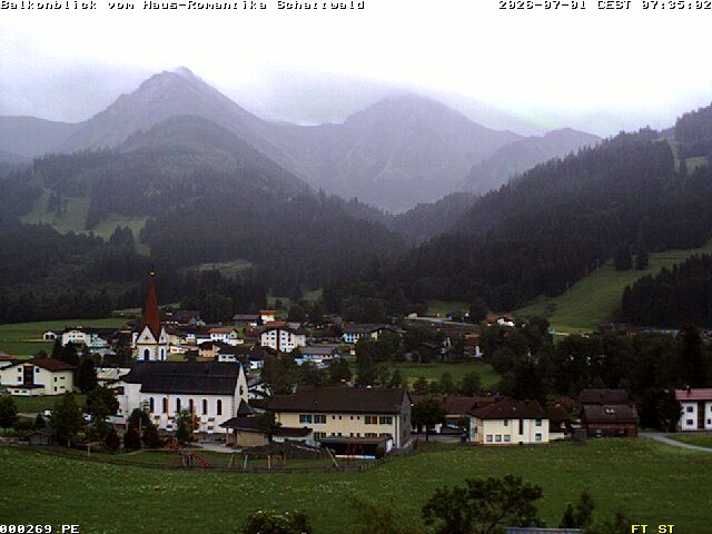 Archiv Foto Webcam Schattwald: Haus Romantika