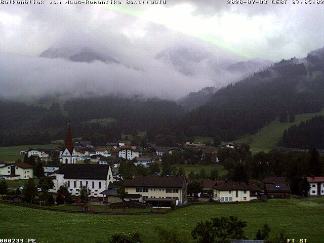 Archiv Foto Webcam Schattwald: Haus Romantika