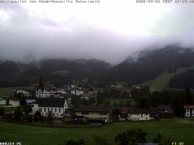 Archiv Foto Webcam Schattwald: Haus Romantika