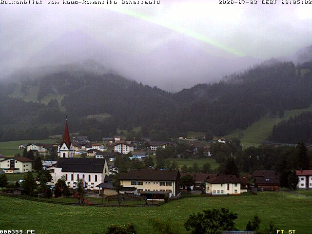 Archiv Foto Webcam Schattwald: Haus Romantika