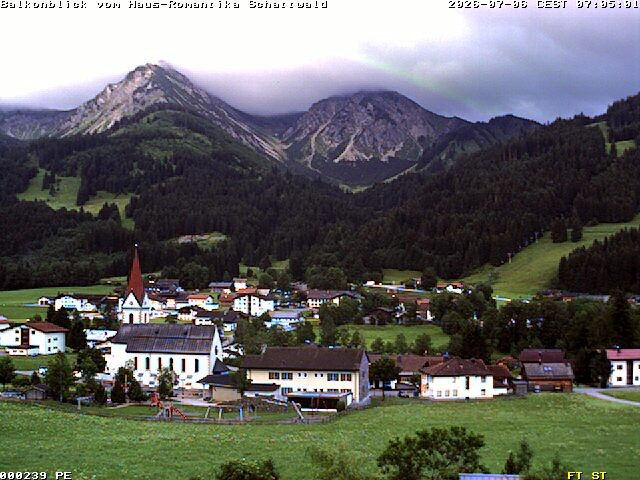 Archived image Webcam Schattwald: Vacation rental Haus Romantika