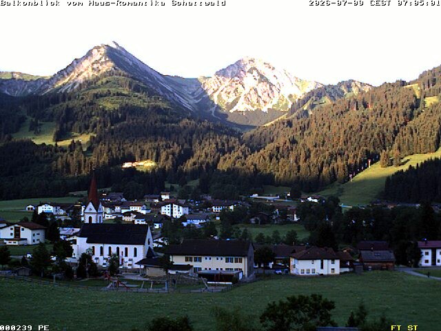 Archiv Foto Webcam Schattwald: Haus Romantika