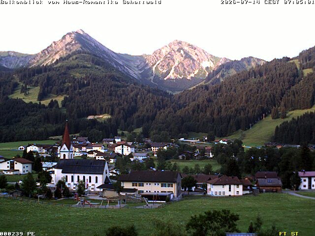 Archiv Foto Webcam Schattwald: Haus Romantika