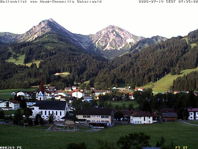 Archiv Foto Webcam Schattwald: Haus Romantika