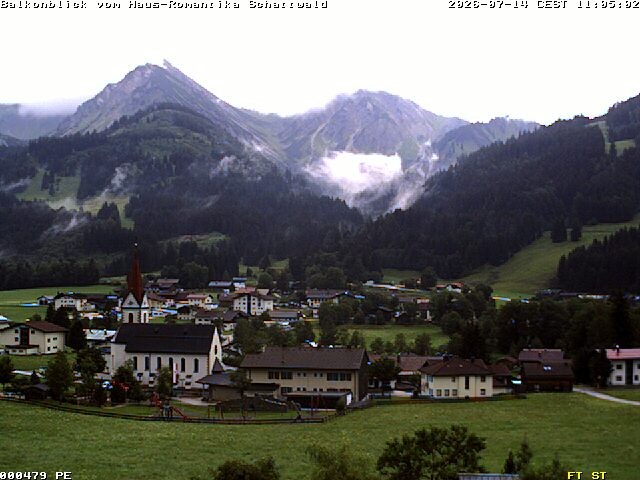 Archiv Foto Webcam Schattwald: Haus Romantika