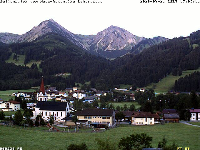 Archiv Foto Webcam Schattwald: Haus Romantika