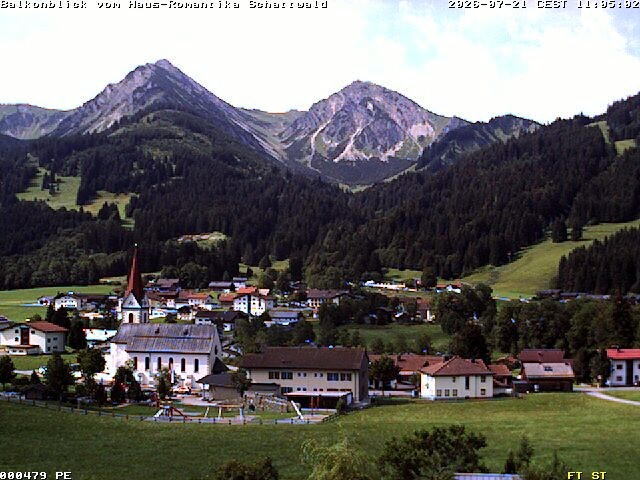 Archiv Foto Webcam Schattwald: Haus Romantika