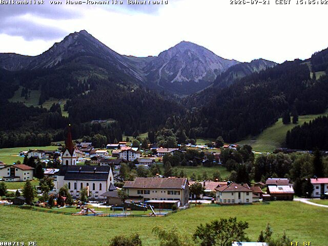 Archiv Foto Webcam Schattwald: Haus Romantika