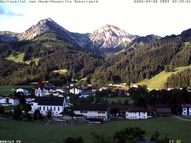 Archiv Foto Webcam Schattwald: Haus Romantika
