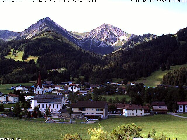 Archiv Foto Webcam Schattwald: Haus Romantika