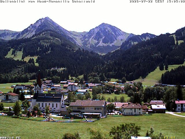 Archiv Foto Webcam Schattwald: Haus Romantika