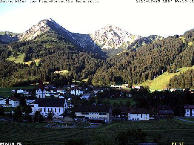 Archiv Foto Webcam Schattwald: Haus Romantika