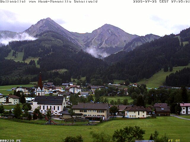 Archiv Foto Webcam Schattwald: Haus Romantika