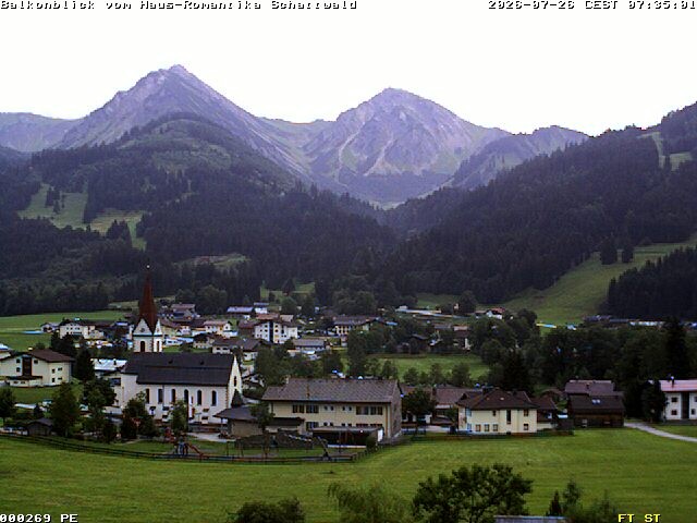 Archiv Foto Webcam Schattwald: Haus Romantika