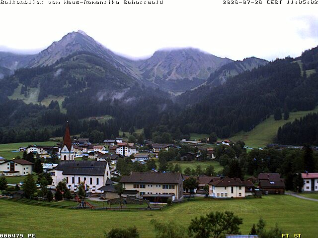 Archiv Foto Webcam Schattwald: Haus Romantika