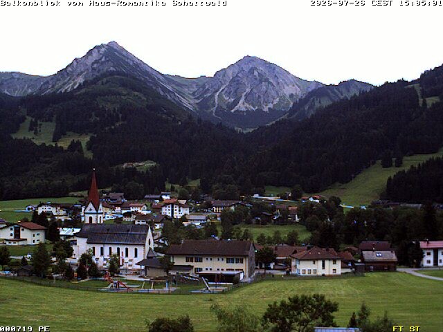 Archiv Foto Webcam Schattwald: Haus Romantika