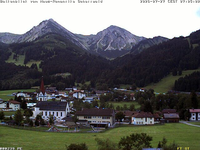 Archiv Foto Webcam Schattwald: Haus Romantika
