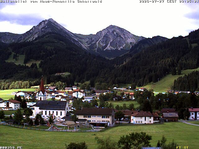 Archiv Foto Webcam Schattwald: Haus Romantika