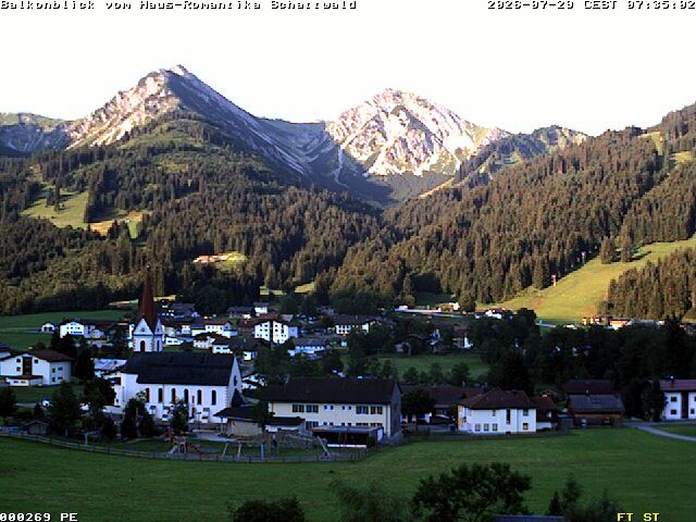 Archiv Foto Webcam Schattwald: Haus Romantika