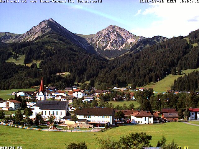 Archiv Foto Webcam Schattwald: Haus Romantika