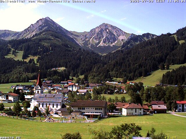 Archiv Foto Webcam Schattwald: Haus Romantika