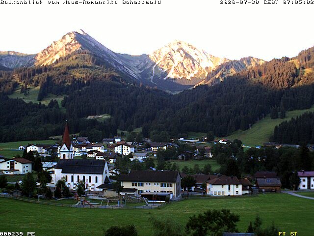 Archiv Foto Webcam Schattwald: Haus Romantika