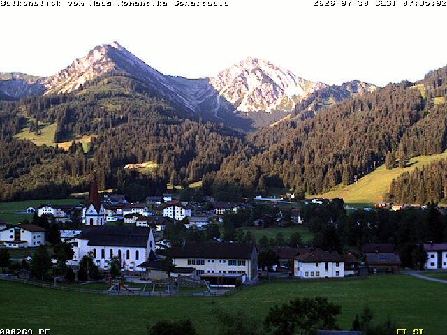 Archiv Foto Webcam Schattwald: Haus Romantika
