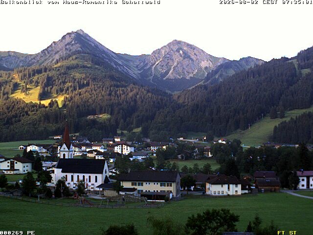 Archiv Foto Webcam Schattwald: Haus Romantika