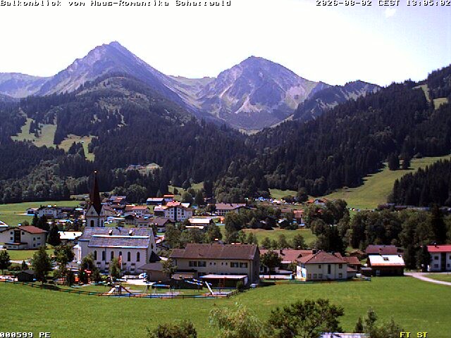 Archiv Foto Webcam Schattwald: Haus Romantika