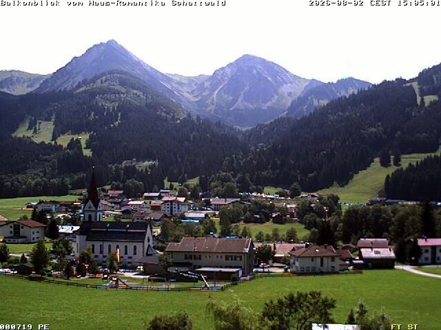 Archived image Webcam Schattwald: Vacation rental Haus Romantika