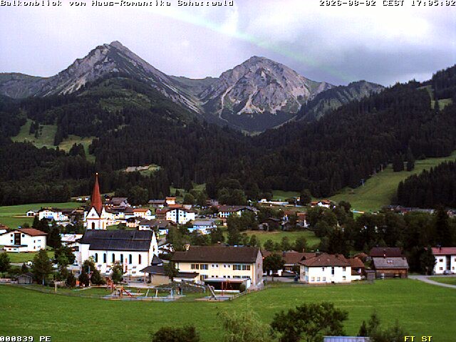 Archiv Foto Webcam Schattwald: Haus Romantika
