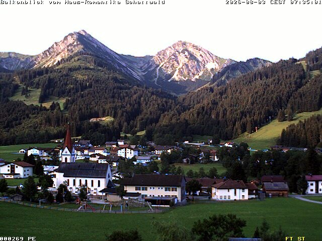 Archiv Foto Webcam Schattwald: Haus Romantika