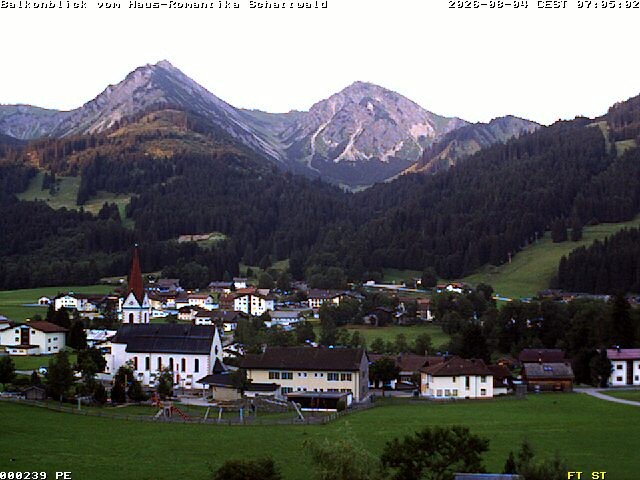 Archiv Foto Webcam Schattwald: Haus Romantika