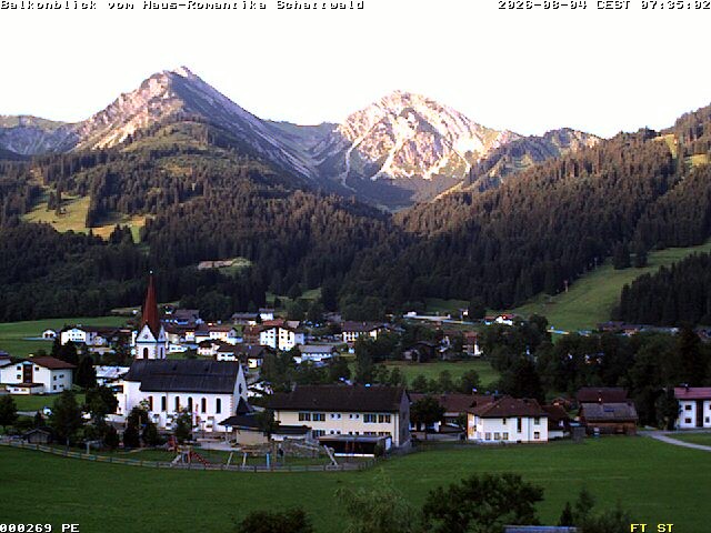 Archiv Foto Webcam Schattwald: Haus Romantika